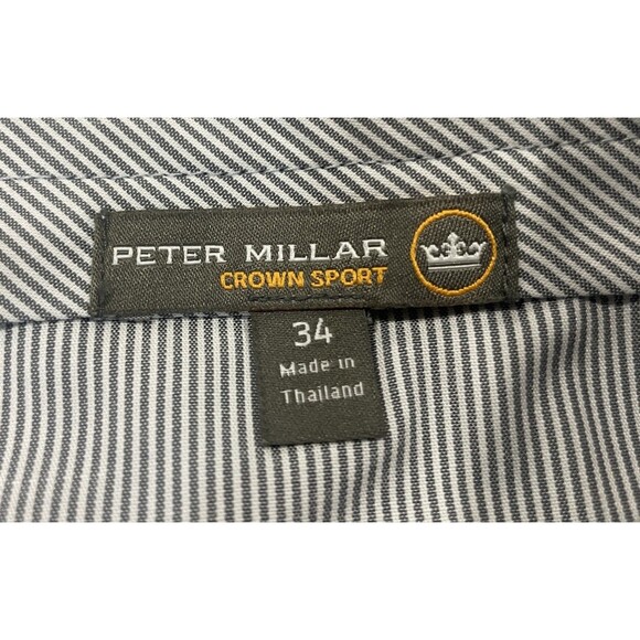 Peter Millar Pants Mens 34x33 Durham High Drape Performance Wicking Golf - X6 - Picture 3 of 16